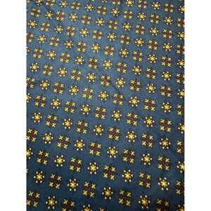 Marcus Brothers Textiles Fabric 1 Yard Navy Blue Ditsy Floral Star Reproduction